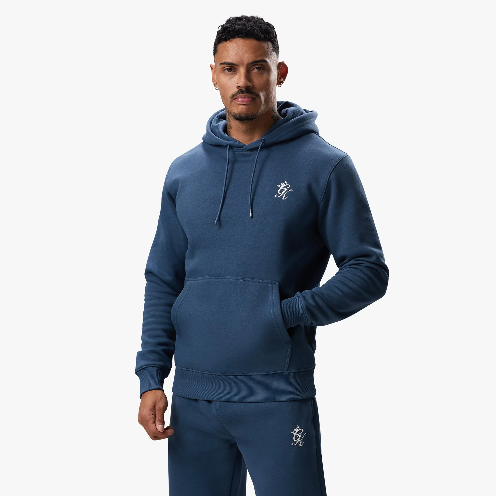 Gym King Fundamental Fleece Hood - Twilight Blue sold by The Gym King product image thumbnail 2
