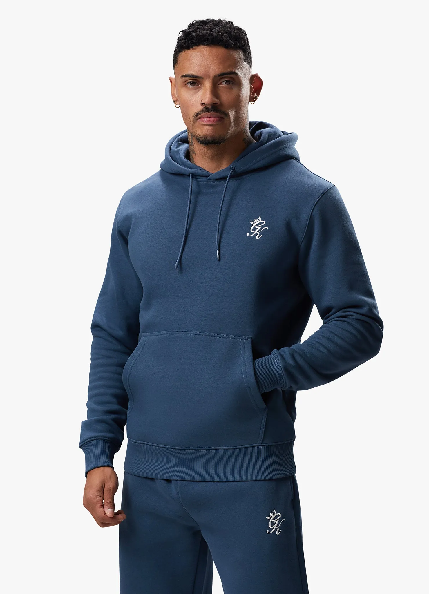 Gym King Fundamental Fleece Hood - Twilight Blue sold by The Gym King