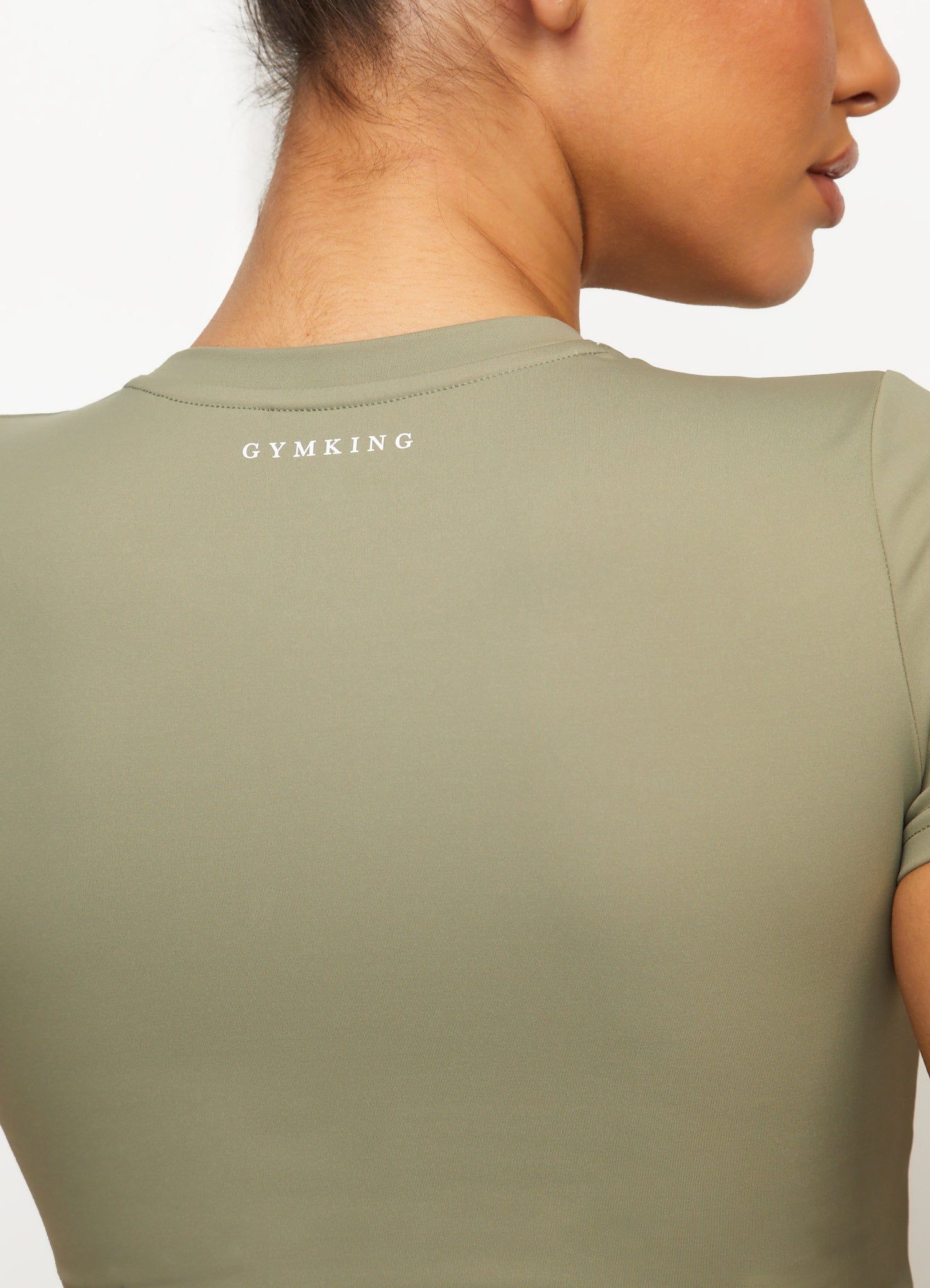 Gym King 365 Tee - Pale Olive sold by The Gym King product image thumbnail 5