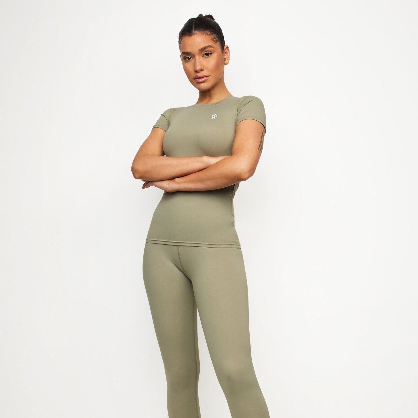 Gym King 365 Tee - Pale Olive sold by The Gym King product image thumbnail 2