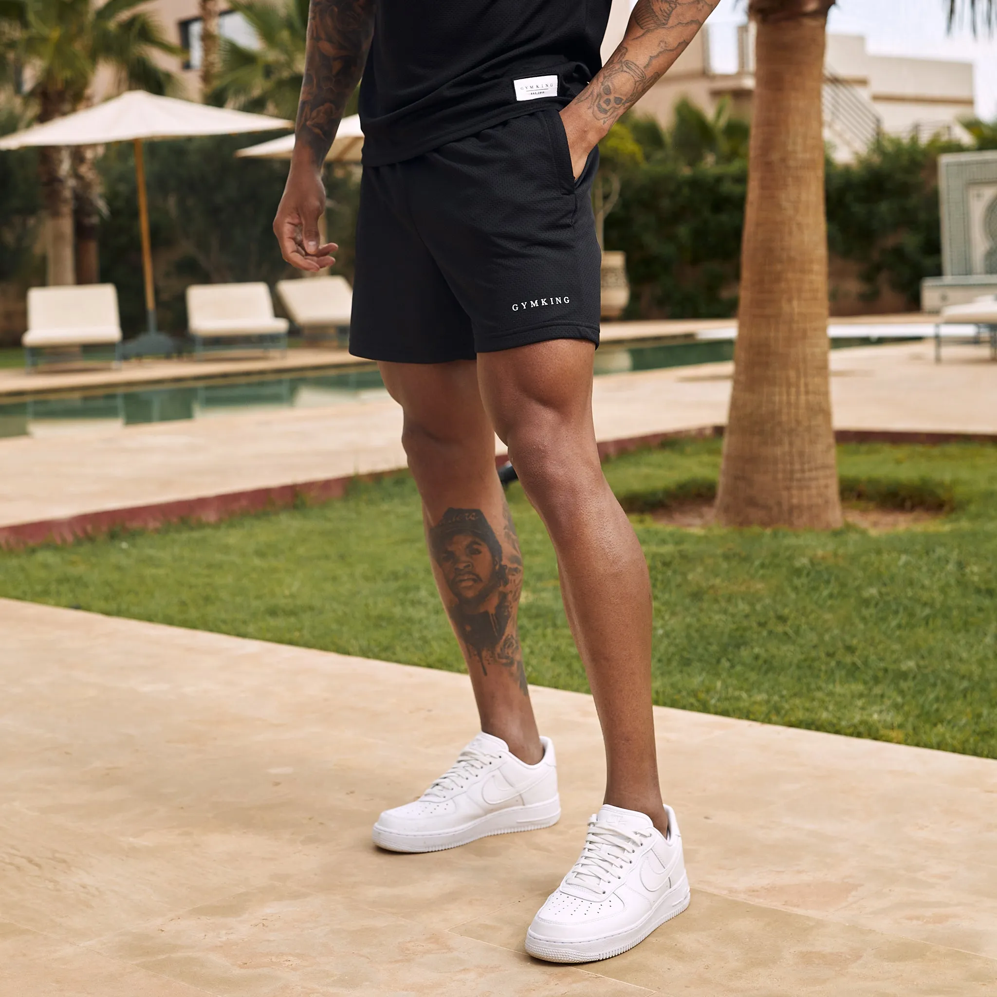 Gym King Brooklyn Mesh Short - Black sold by The Gym King product image thumbnail 2