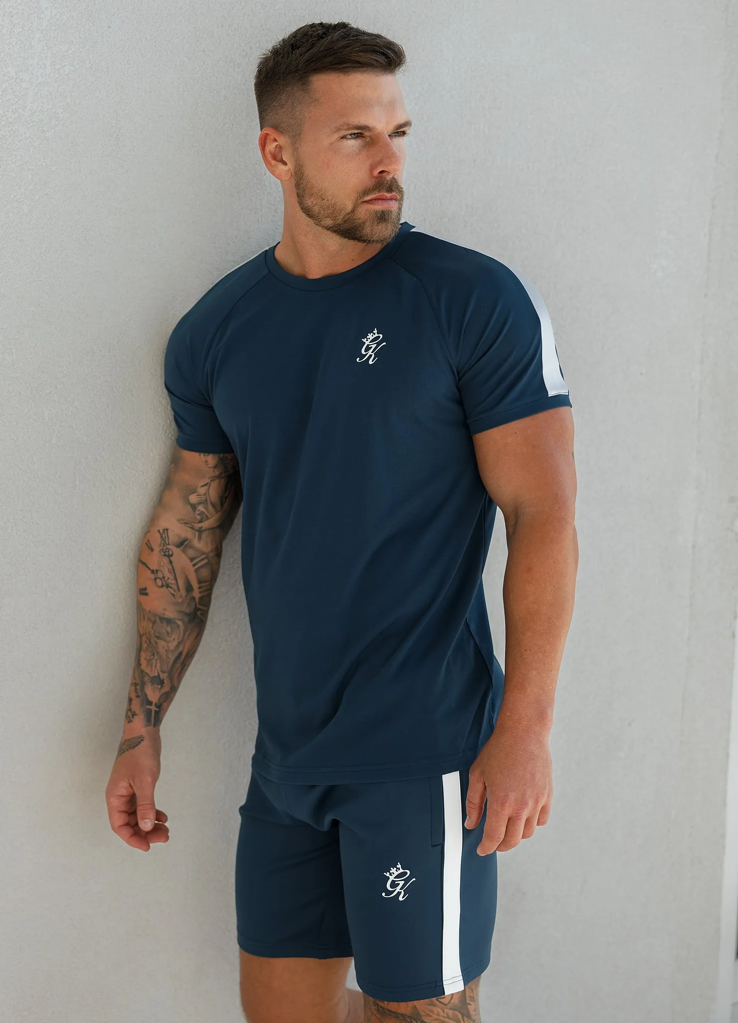 Gym King Core Plus Poly Tee - Moonlight Blue sold by The Gym King