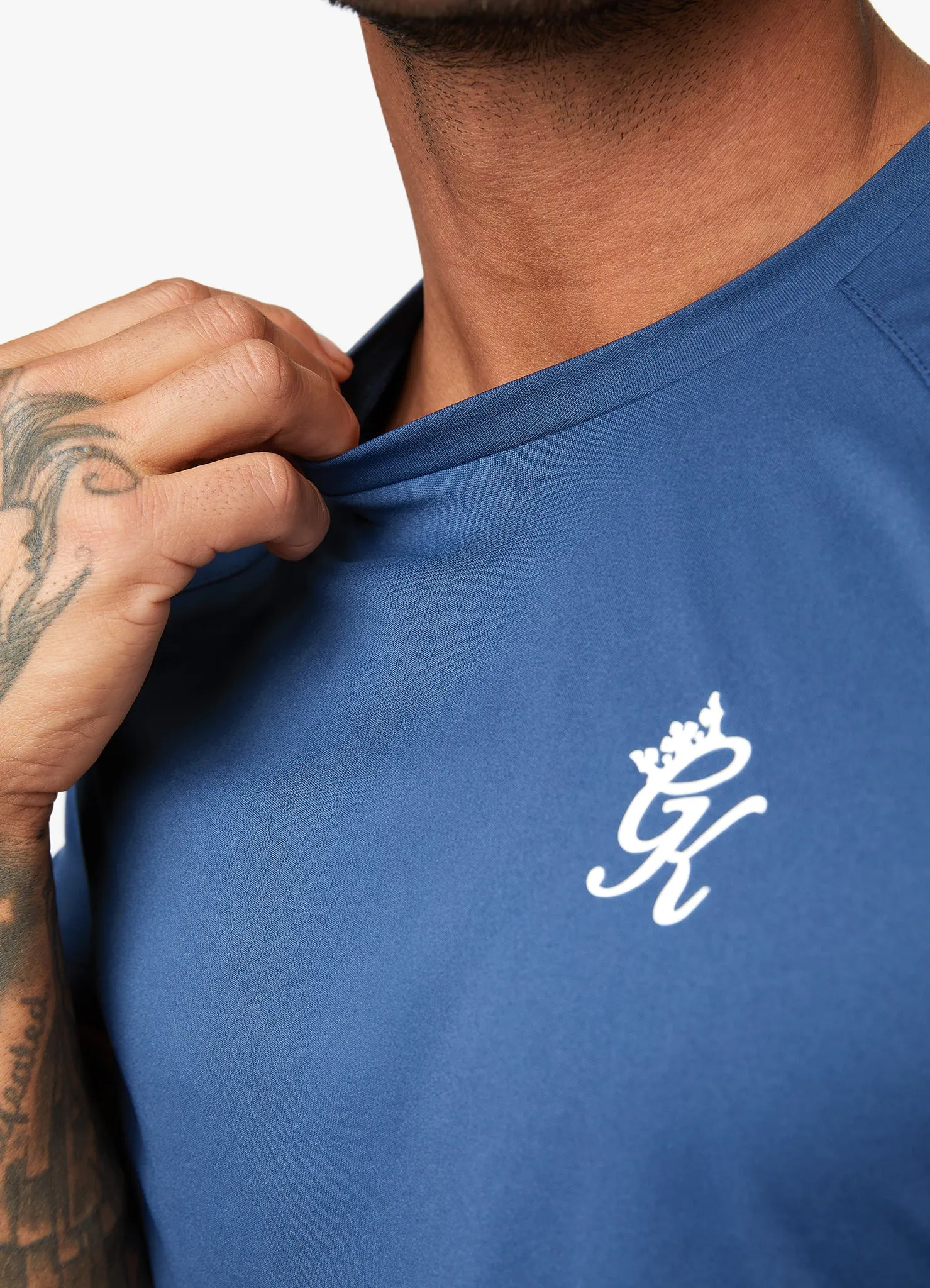 Gym King Core Plus Poly Tee - Moonlight Blue sold by The Gym King product image thumbnail 5
