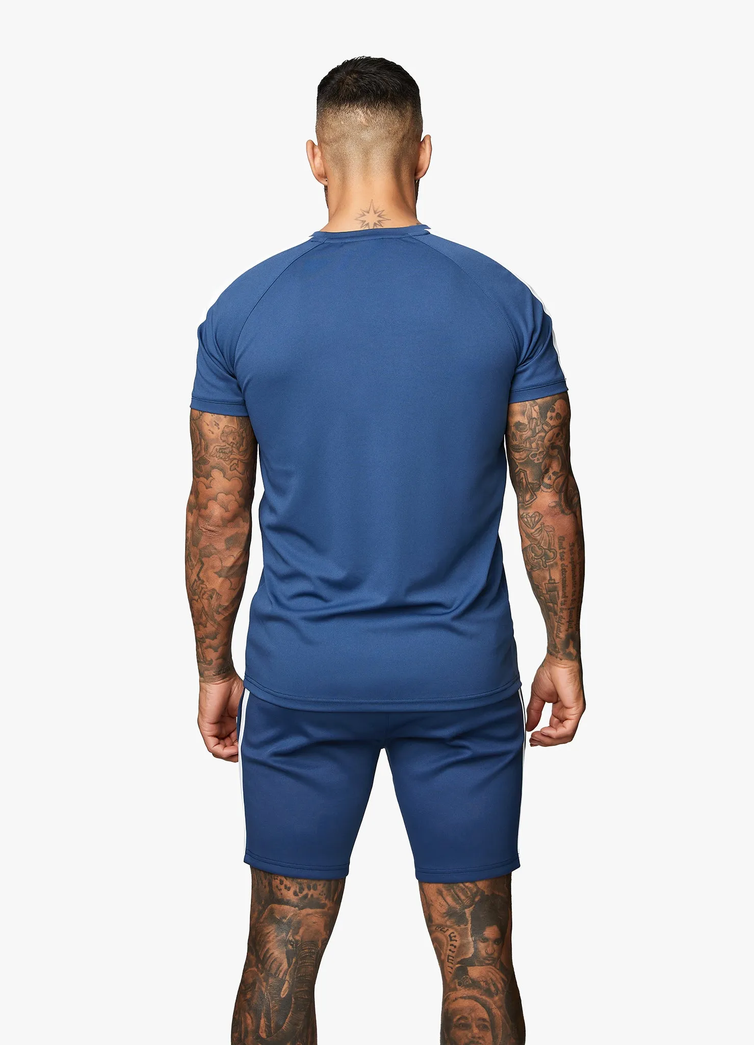 Gym King Core Plus Poly Tee - Moonlight Blue sold by The Gym King product image thumbnail 4