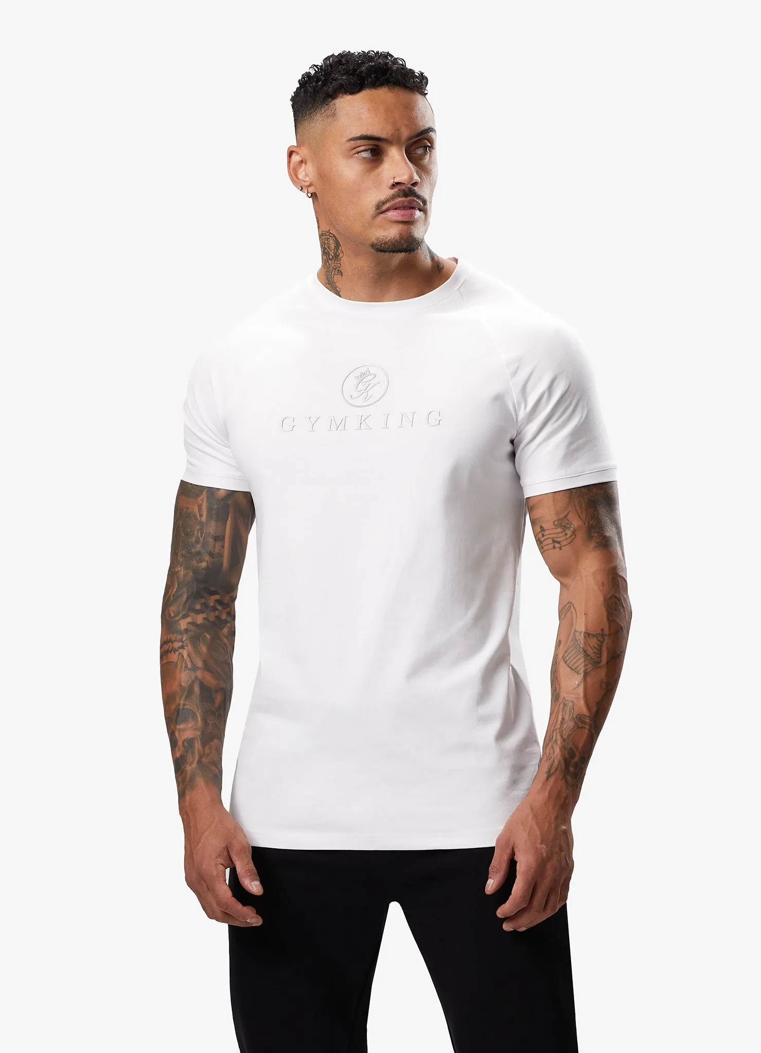 Gym King Pro Jersey Tee - White sold by The Gym King product image thumbnail 4