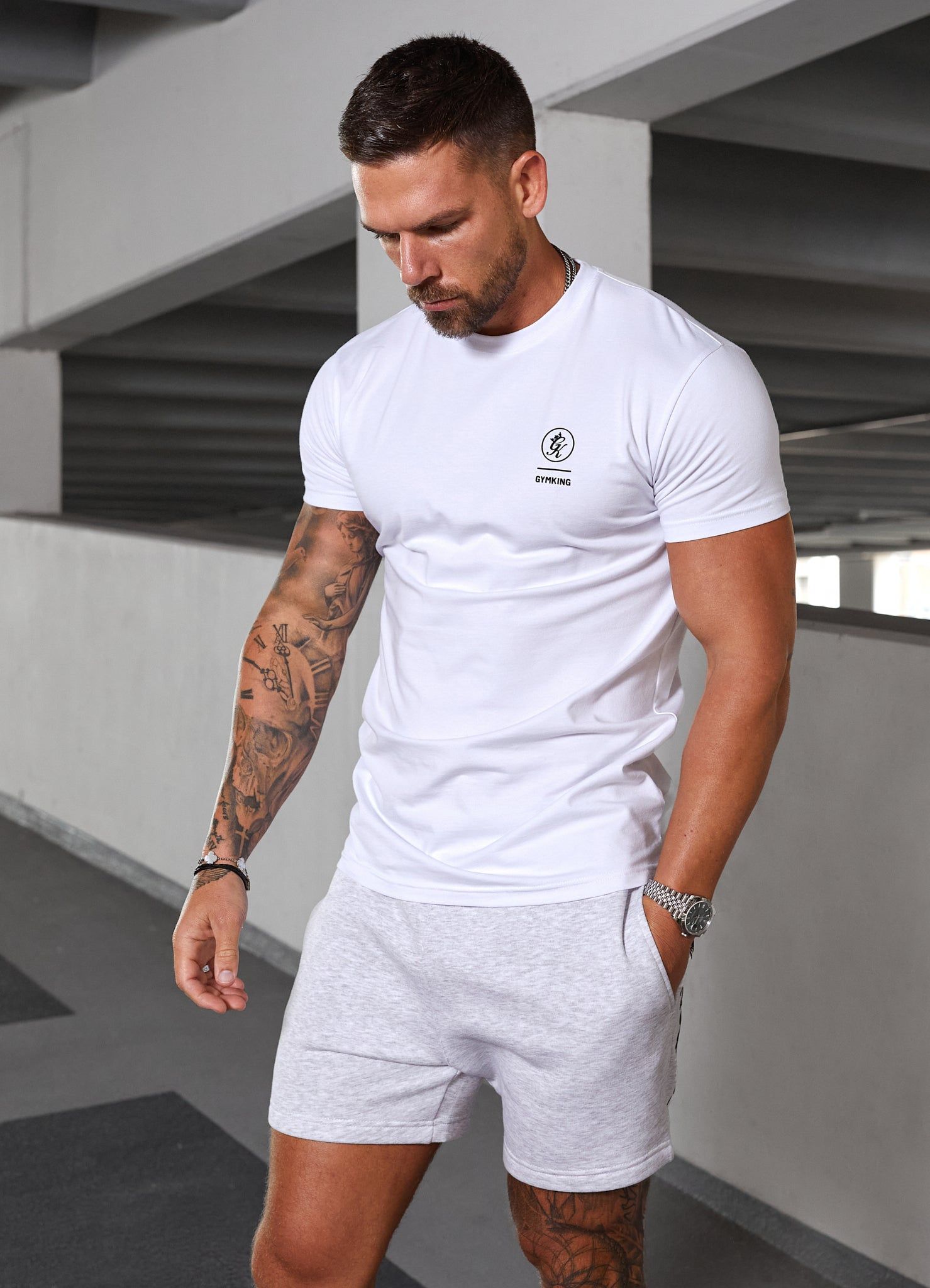 Gym King Aventus Tee - White sold by The Gym King product image thumbnail 3