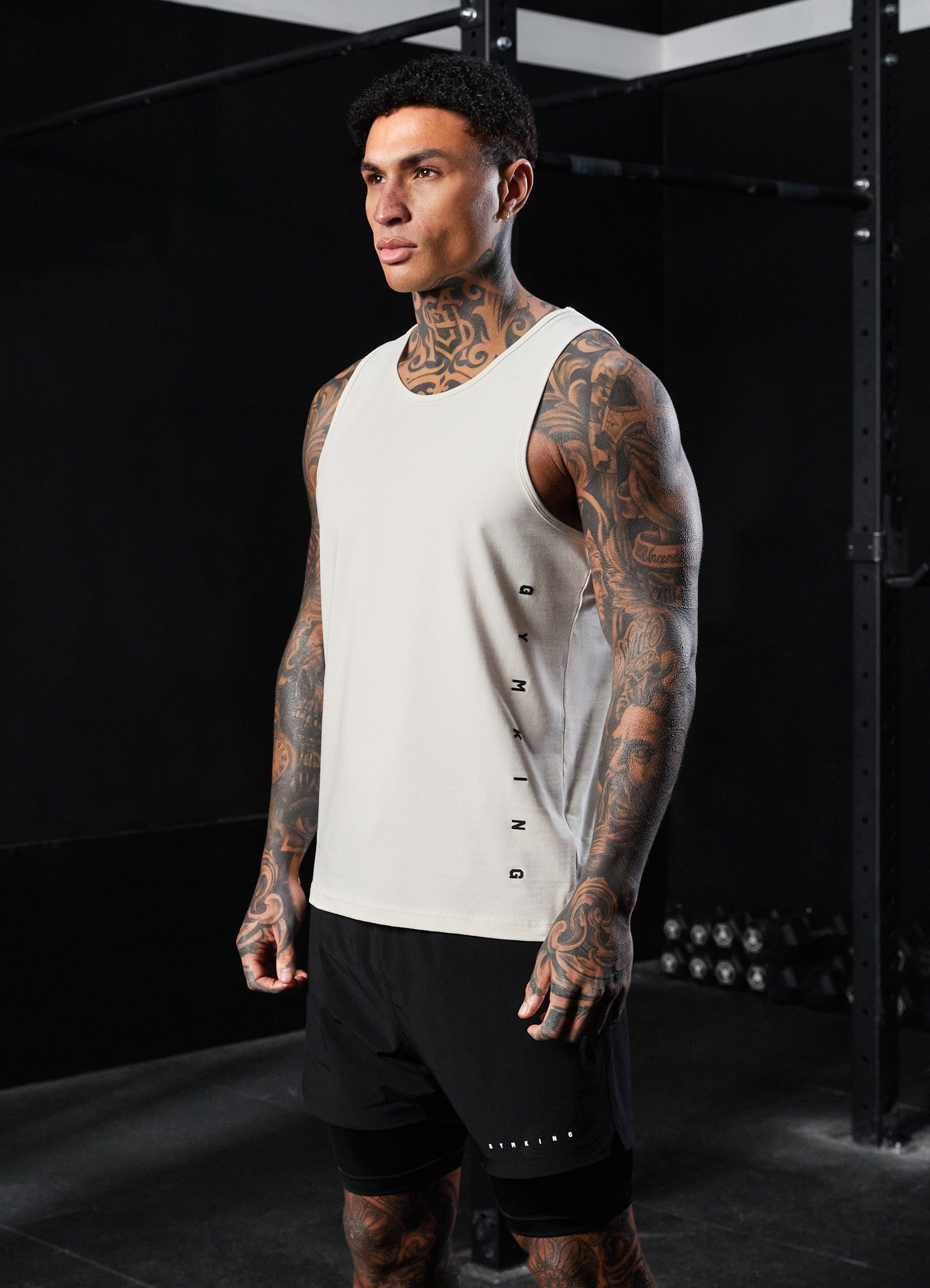 Gym King Rebellion Vest - Antique White sold by The Gym King product image thumbnail 4