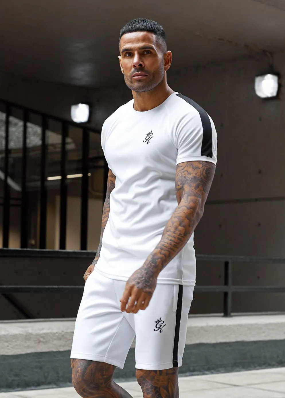Gym King Core Plus Poly Tee - White sold by The Gym King product image thumbnail 5