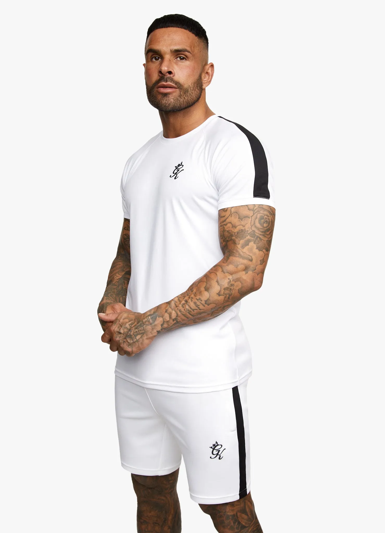 Gym King Core Plus Poly Tee - White sold by The Gym King product image thumbnail 2