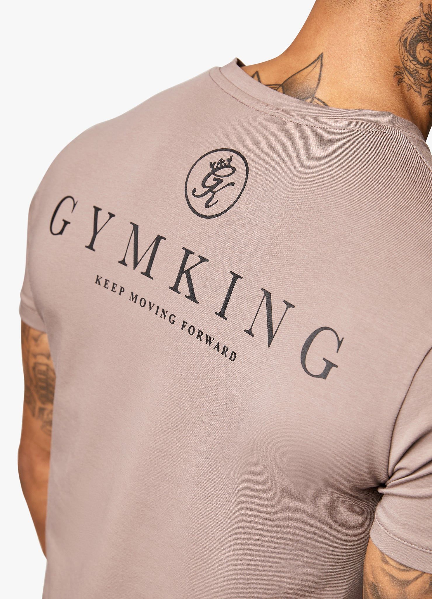 Gym King Keep Moving Forward Tee - Iron sold by The Gym King product image thumbnail 4