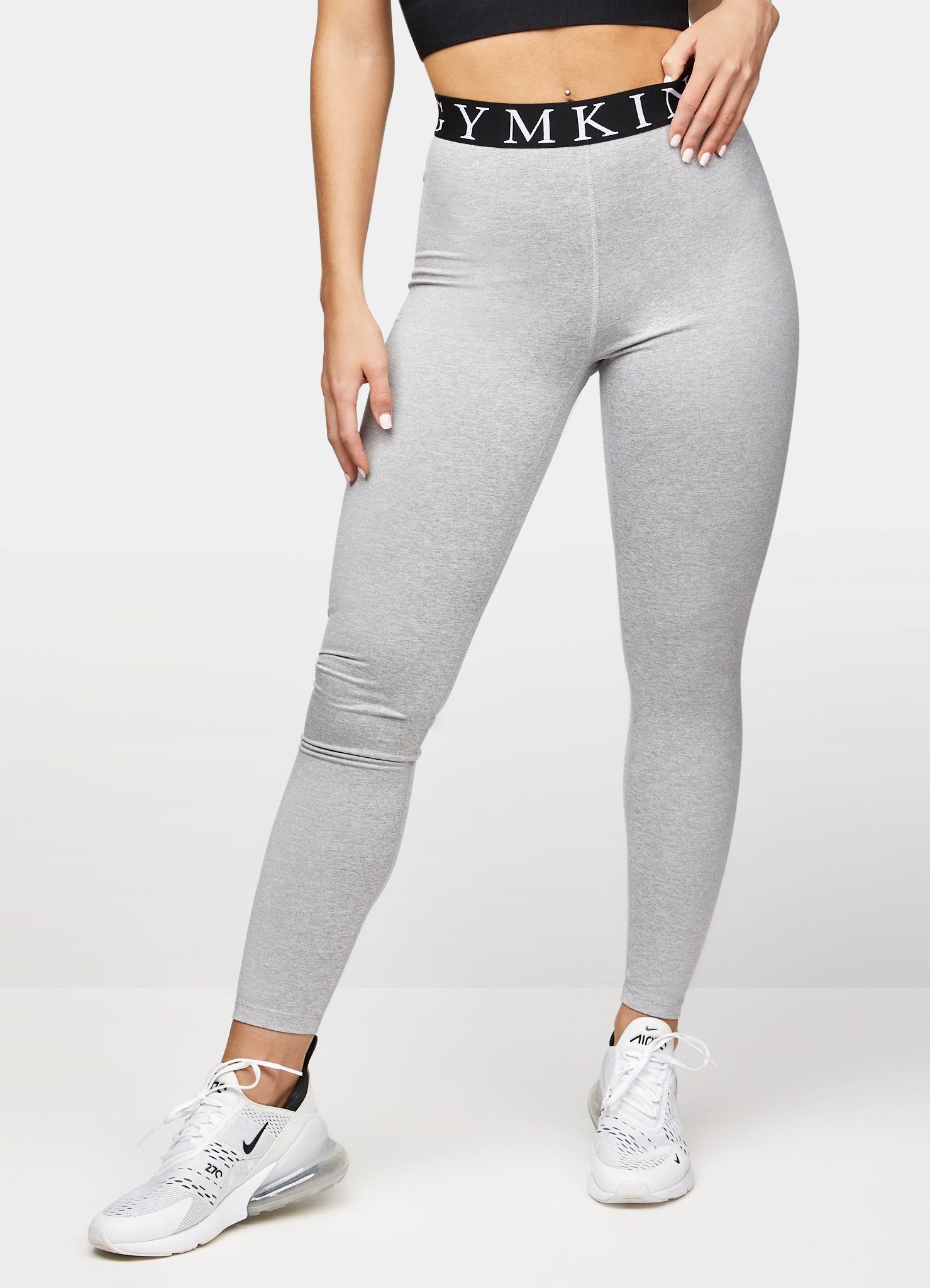 Gym King Impact Legging - Grey Marl sold by The Gym King product image thumbnail 3