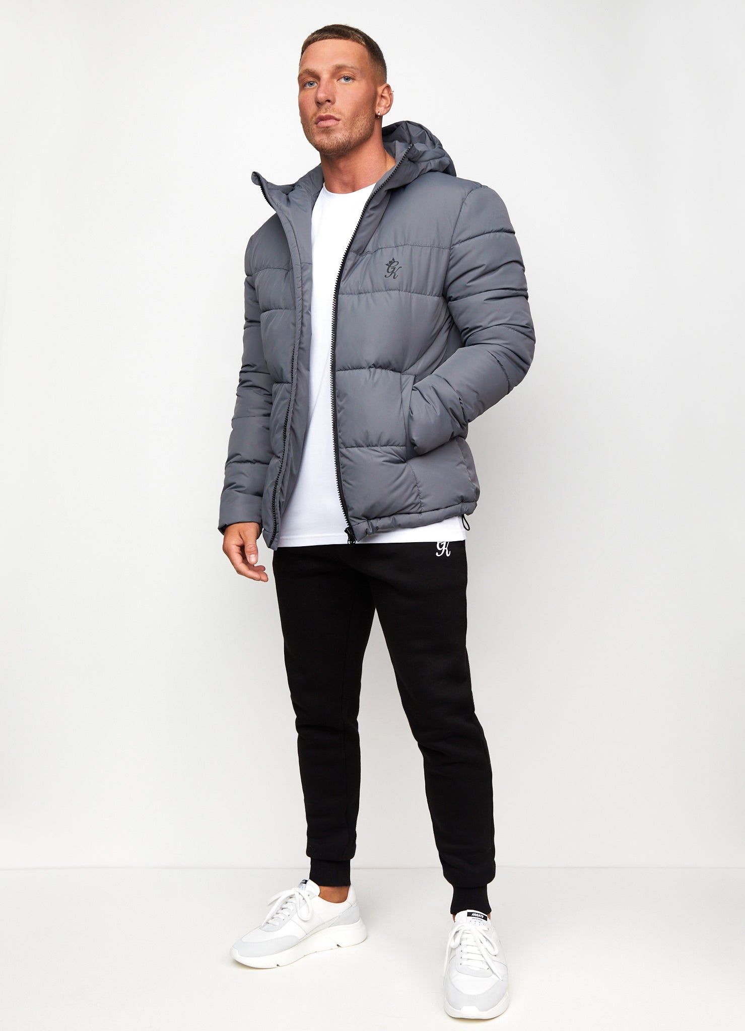 Gym King Core Tech Puffer Jacket - Grey sold by The Gym King product image thumbnail 8