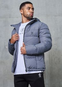 Gym King Core Tech Puffer Jacket - Grey sold by The Gym King