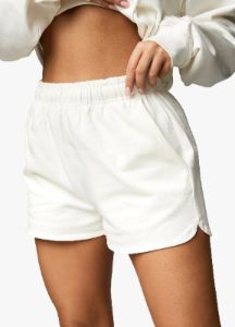 Gym King Established Jersey Short - Cream sold by The Gym King