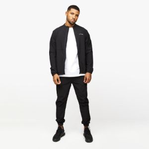 Gym King Utility Woven Tracksuit - Black sold by The Gym King