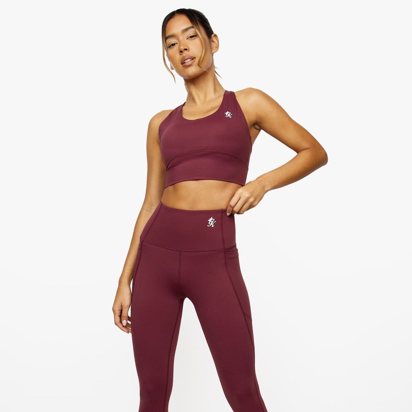 Gym King Dominate Bra - Red Wine sold by The Gym King product image thumbnail 2