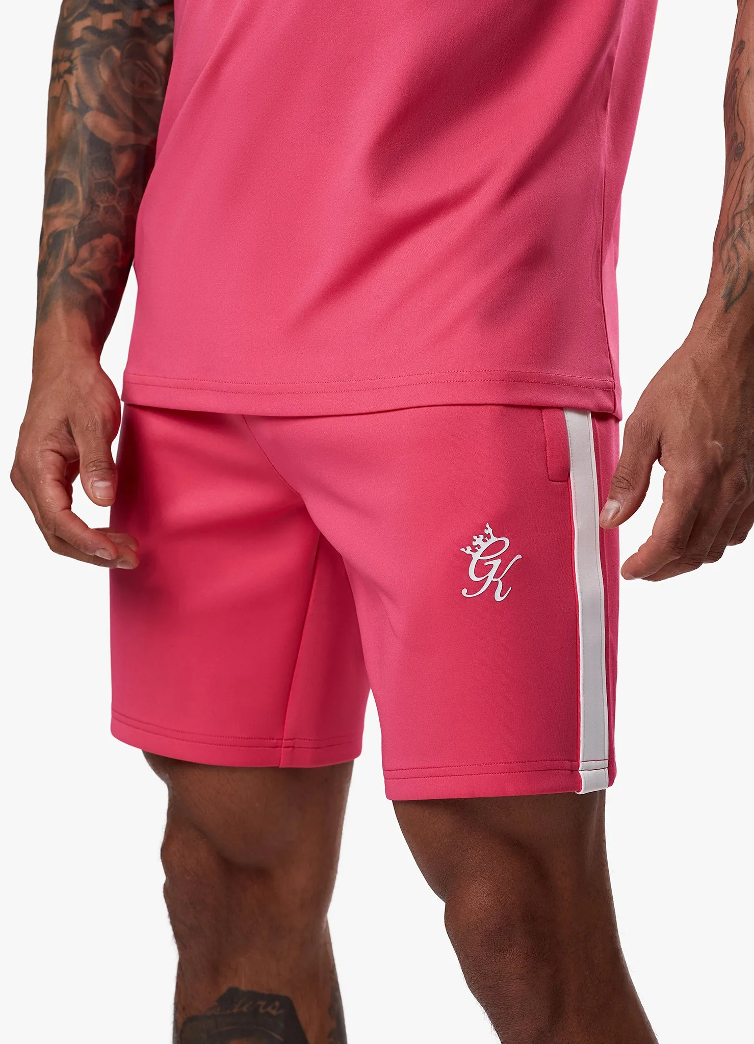Gym King Core Plus Poly Short - Fuchsia sold by The Gym King product image thumbnail 5