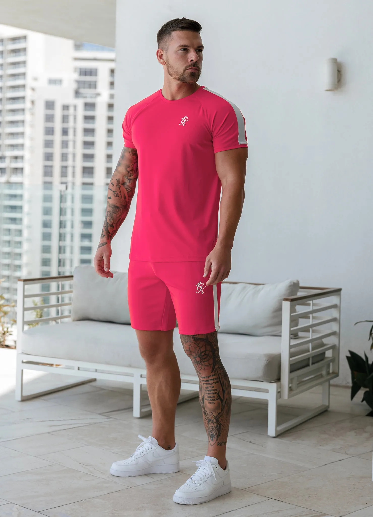 Gym King Core Plus Poly Short - Fuchsia sold by The Gym King product image thumbnail 3