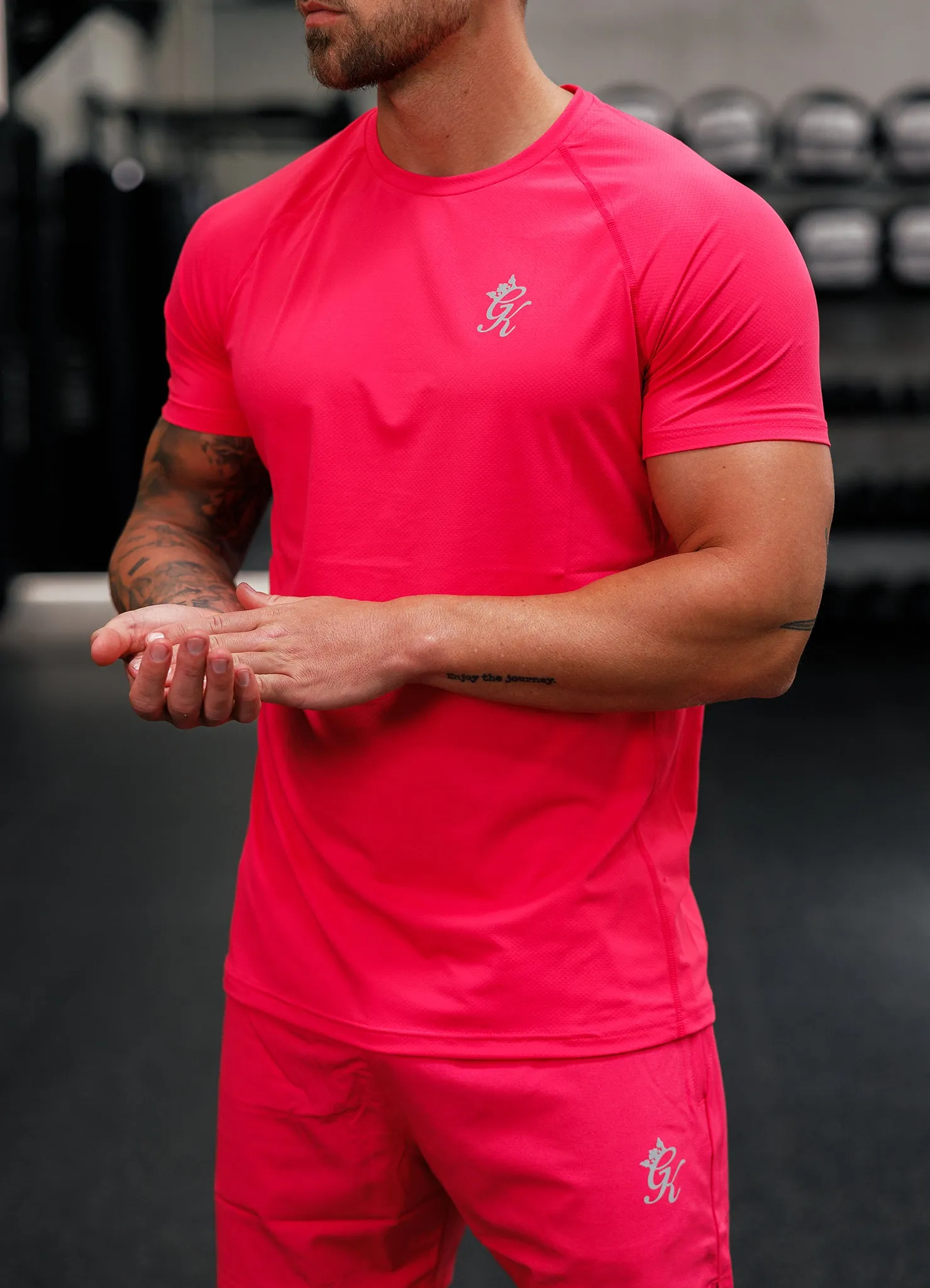 Gym King Energy Tee - Pink sold by The Gym King product image thumbnail 4