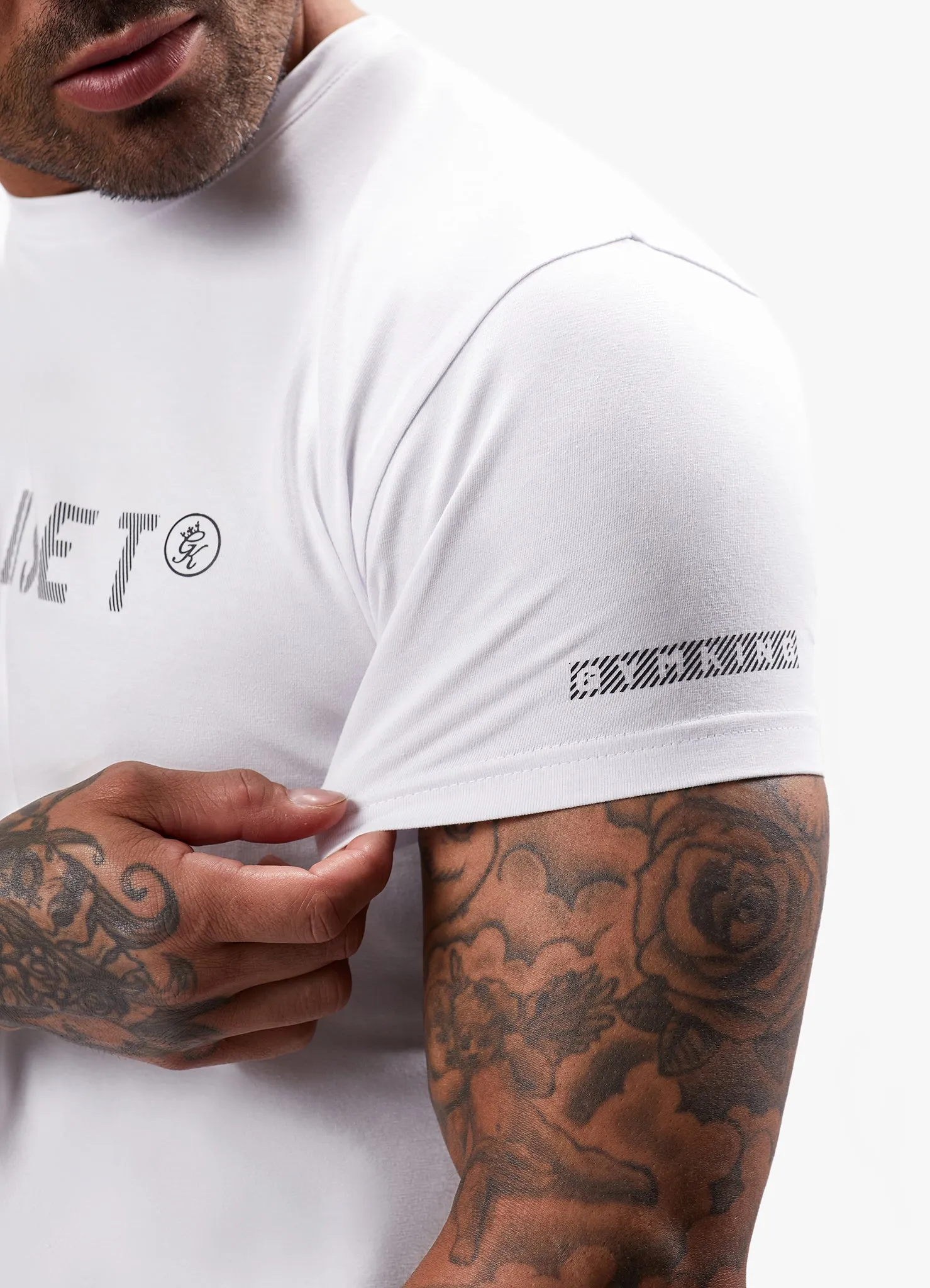 Gym King Mindset Jersey Tee - White sold by The Gym King product image thumbnail 3