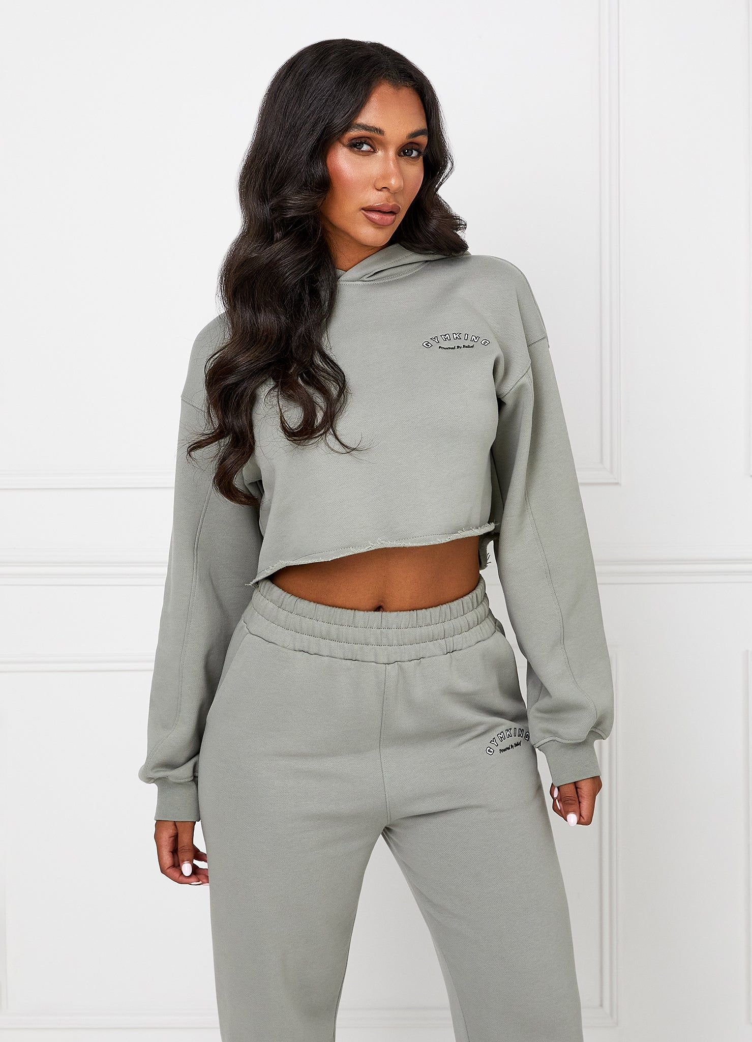 Gym King Radiance Crop Hood - Matcha Green sold by The Gym King