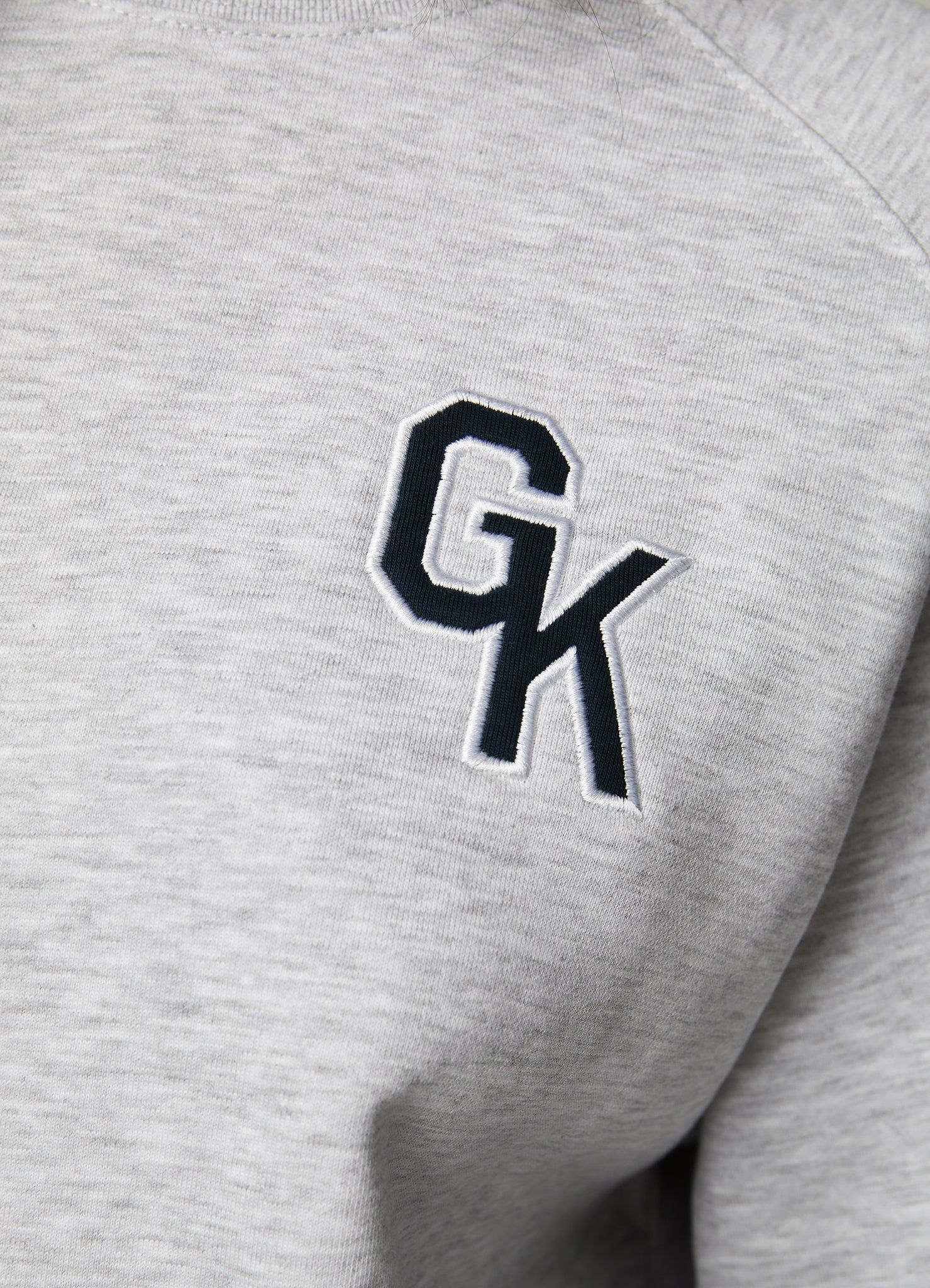 Gym King Varsity Oversized Crew - Snow Marl sold by The Gym King product image thumbnail 5