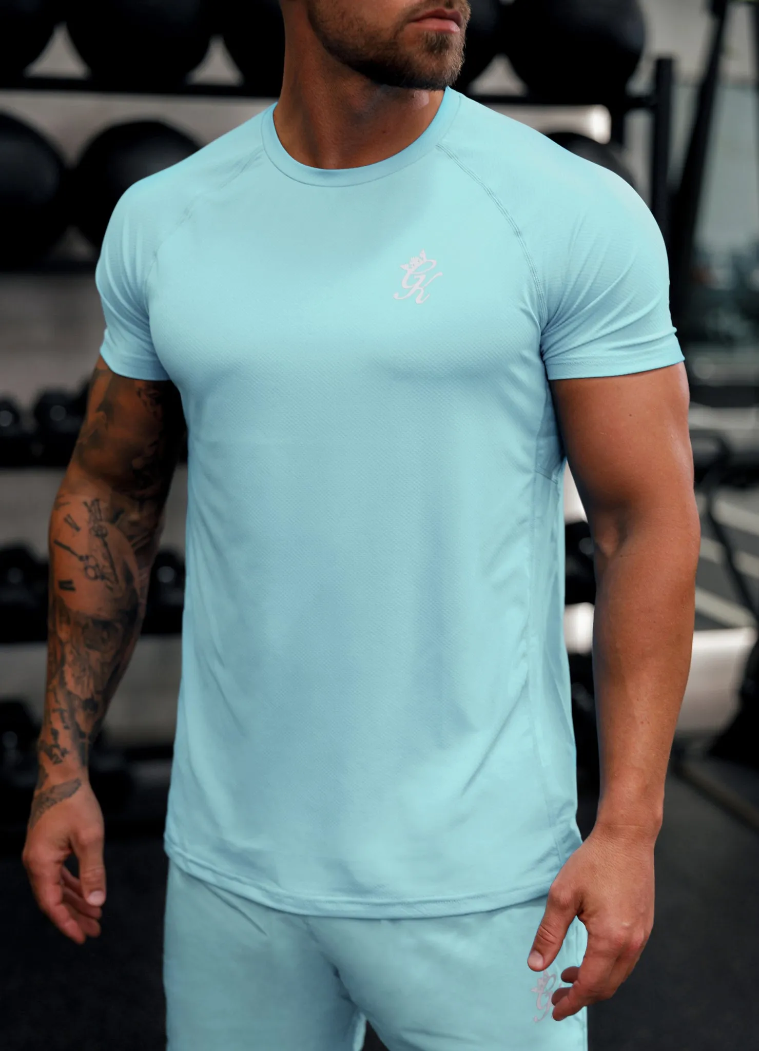 Gym King Energy Tee - Aqua Sky sold by The Gym King product image thumbnail 5