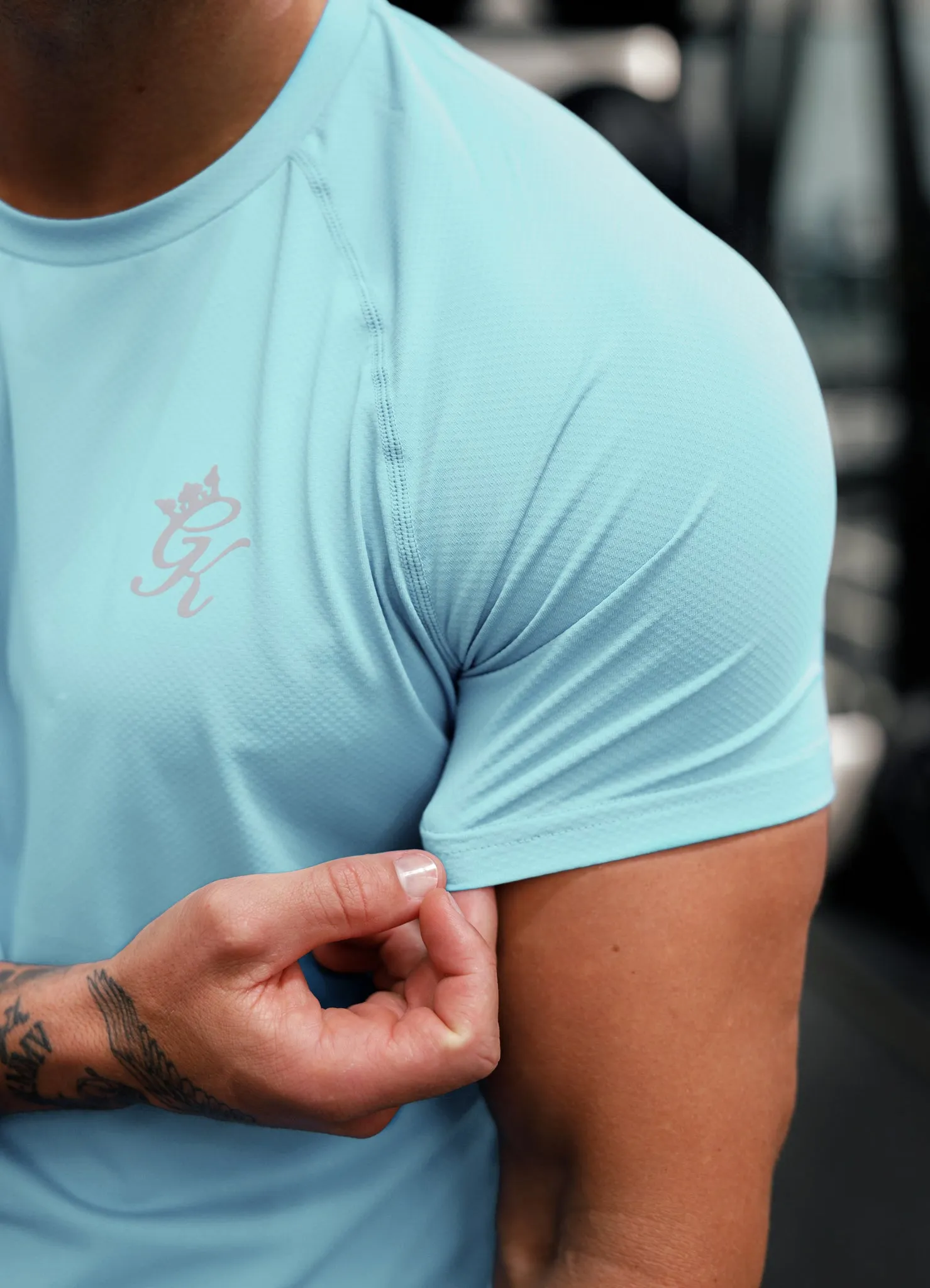 Gym King Energy Tee - Aqua Sky sold by The Gym King product image thumbnail 4