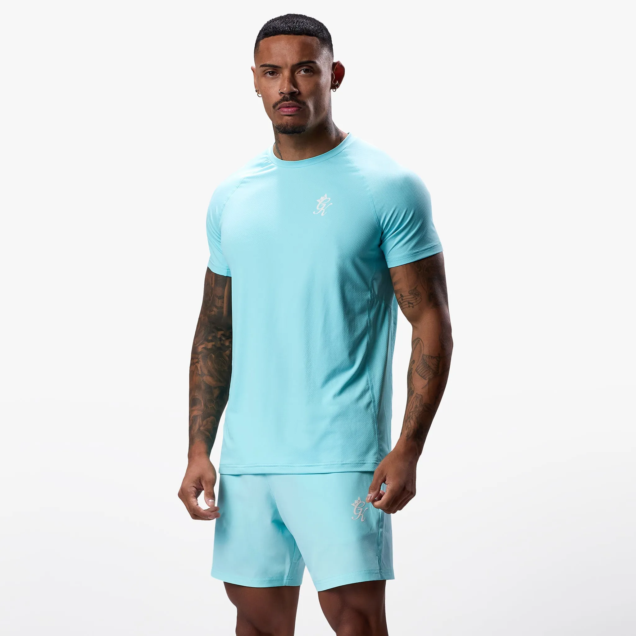 Gym King Energy Tee - Aqua Sky sold by The Gym King product image thumbnail 2