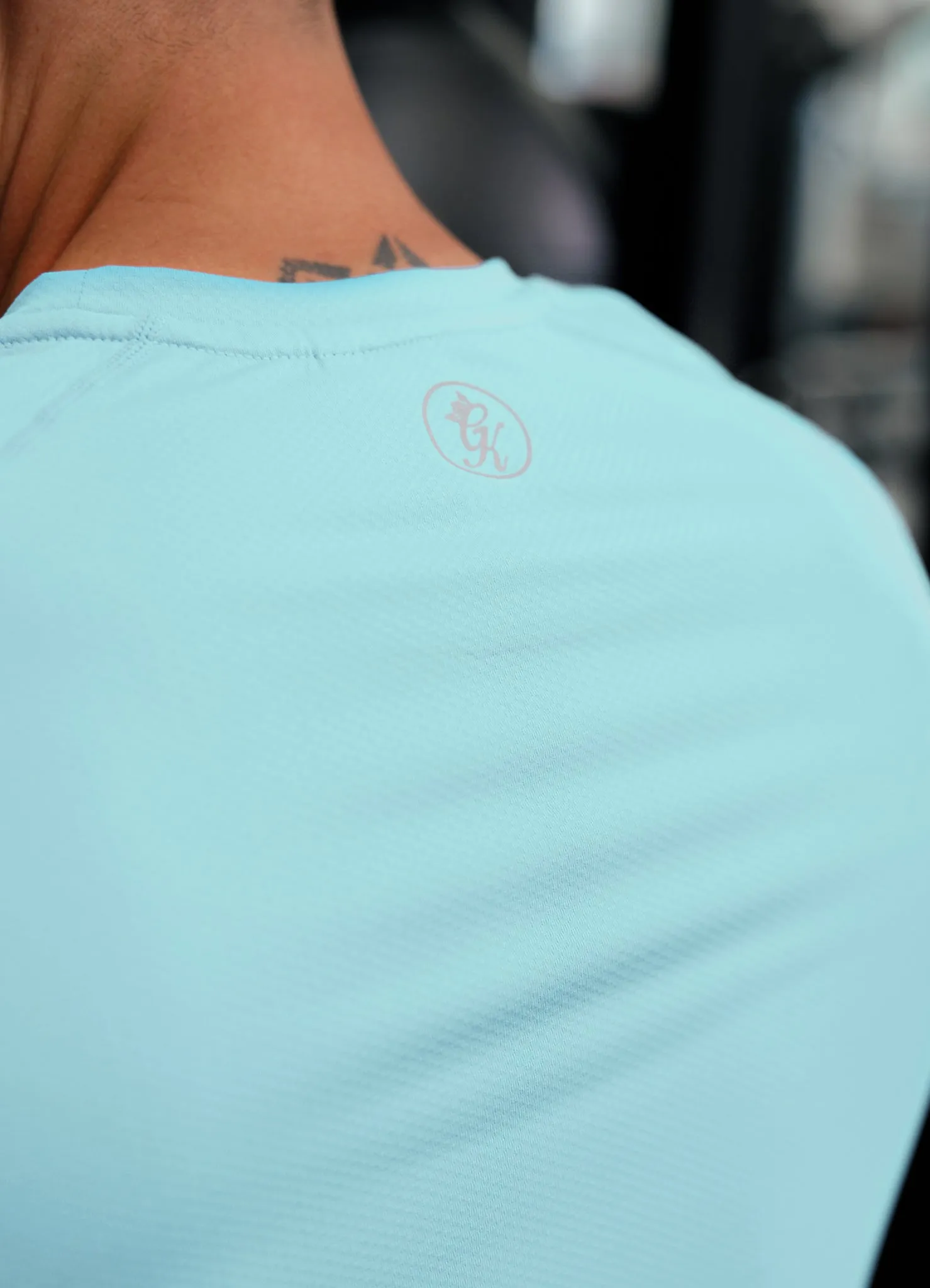 Gym King Energy Tee - Aqua Sky sold by The Gym King product image thumbnail 3