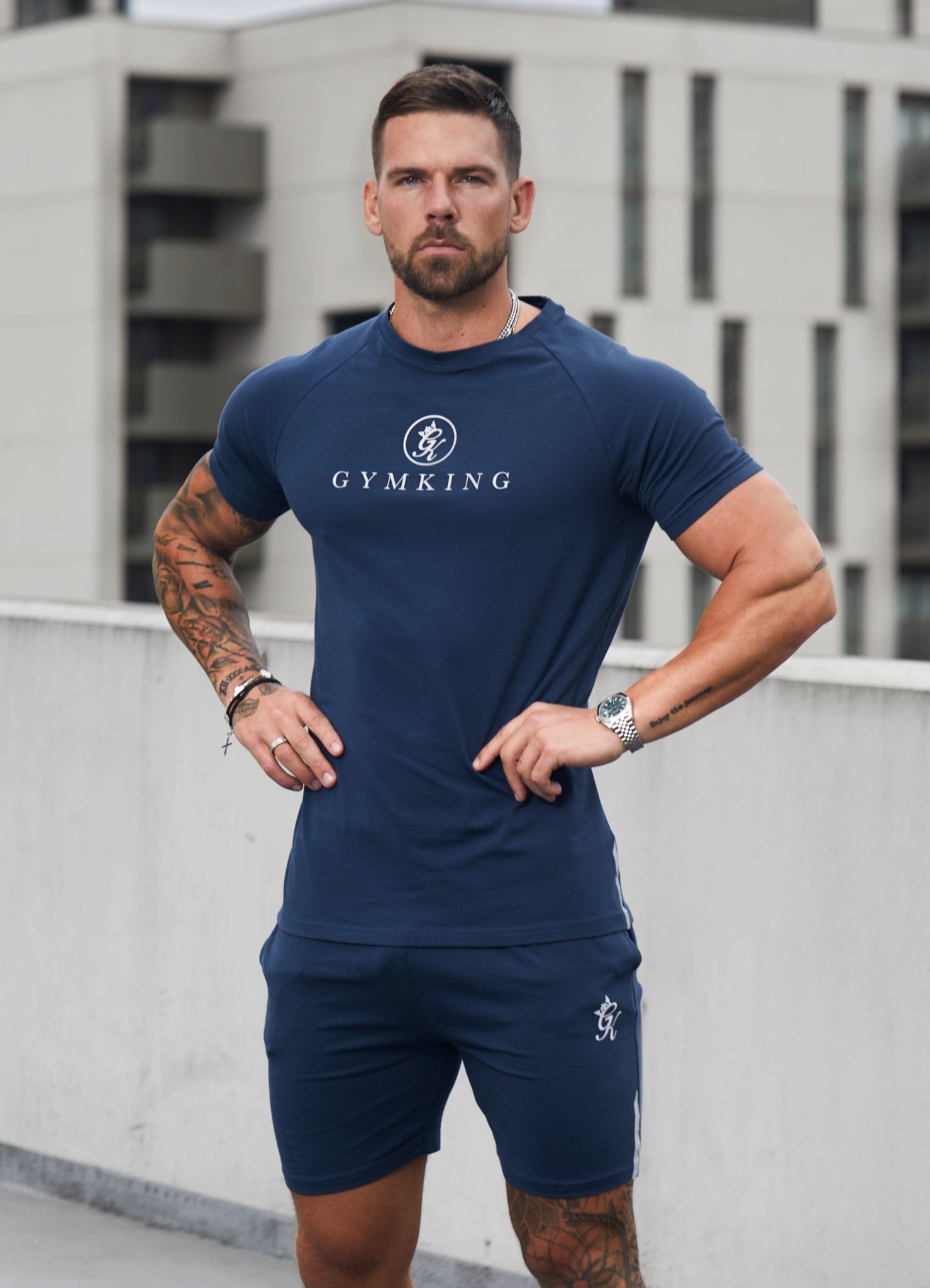 Gym King Pro Jersey Tee - Moonlight Blue sold by The Gym King product image thumbnail 4