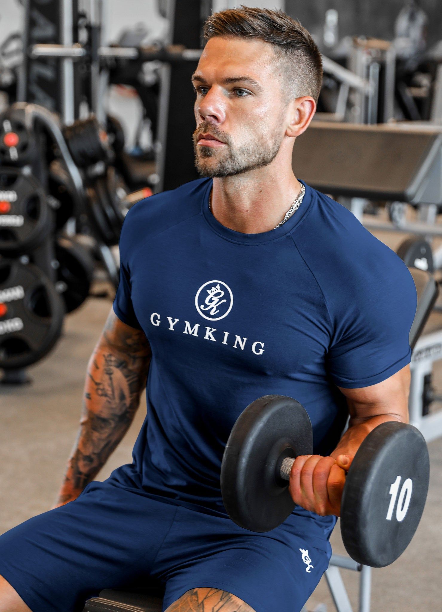 Gym King Pro Jersey Tee - Moonlight Blue sold by The Gym King product image thumbnail 3