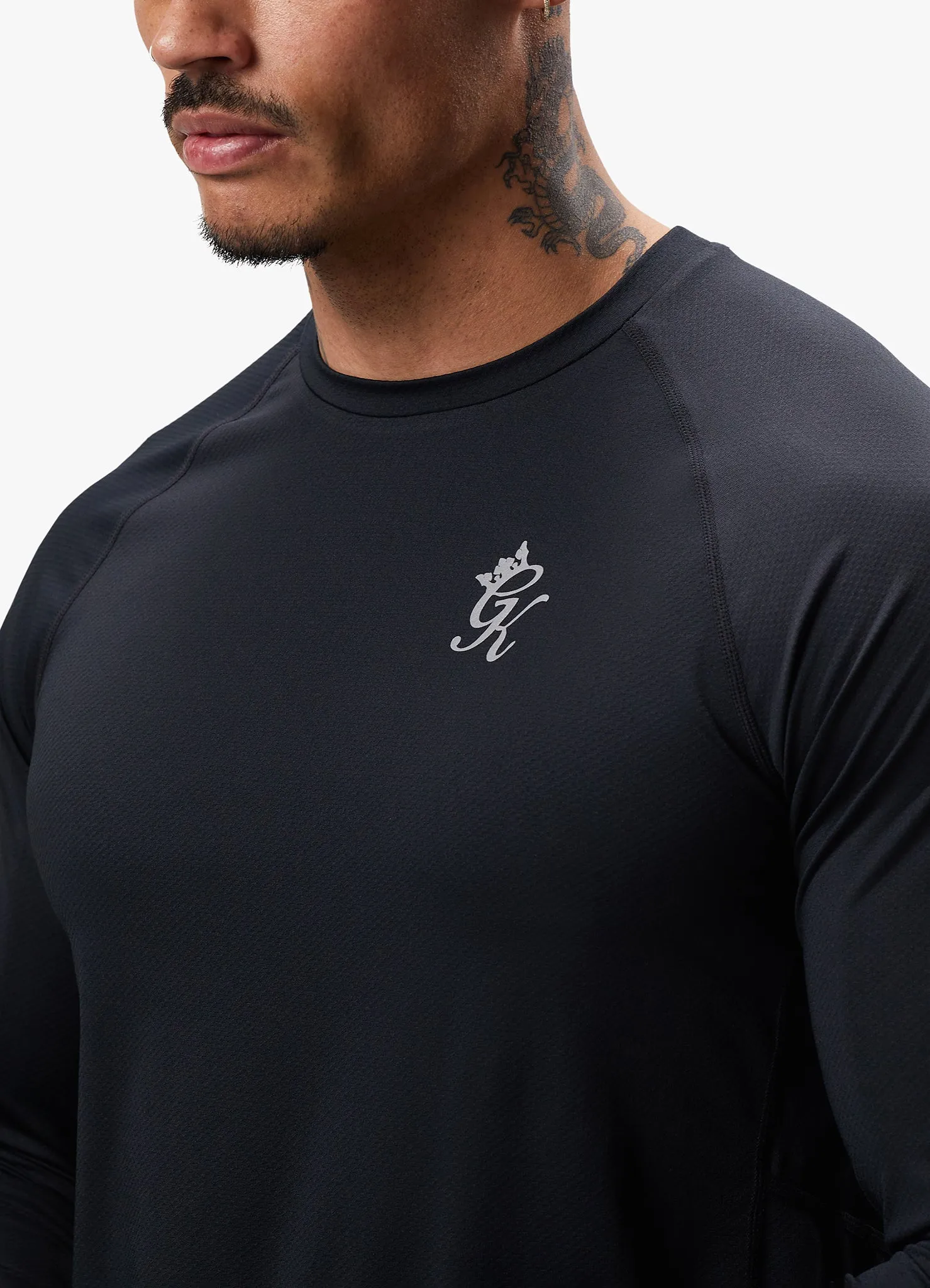 Gym King Energy Long Sleeve Tee - Black sold by The Gym King product image thumbnail 4