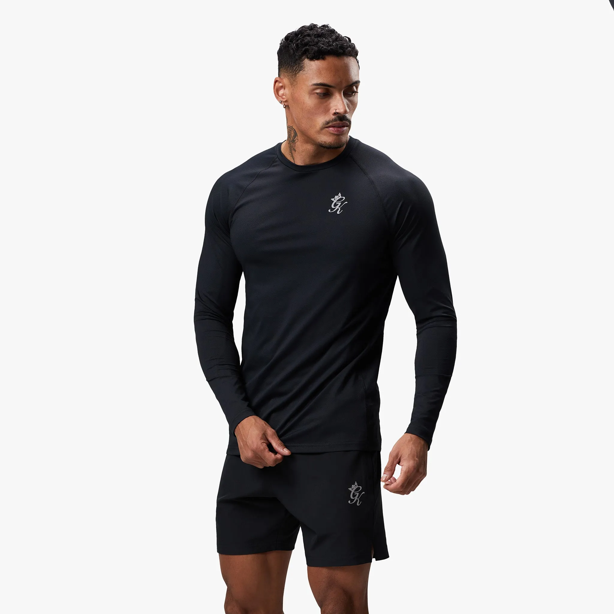 Gym King Energy Long Sleeve Tee - Black sold by The Gym King product image thumbnail 2