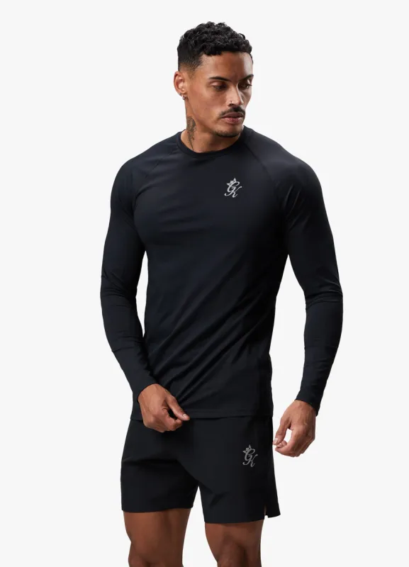 Gym King Energy Long Sleeve Tee - Black sold by The Gym King