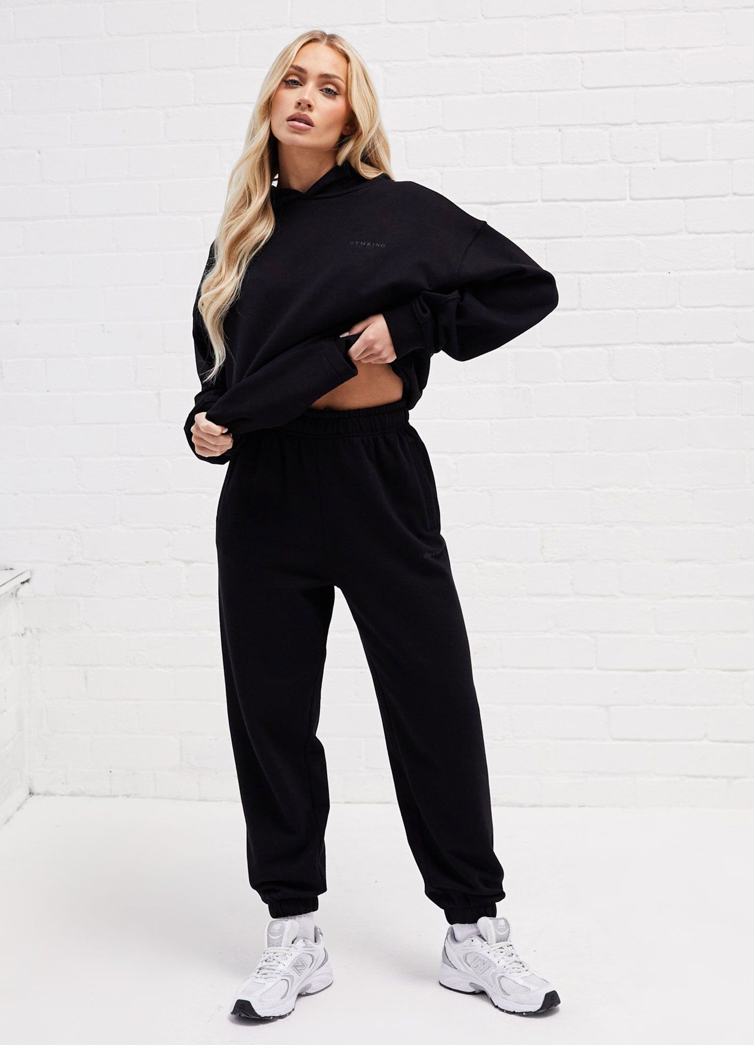 Gym King Established Relaxed Fit Jogger - Black sold by The Gym King product image thumbnail 3