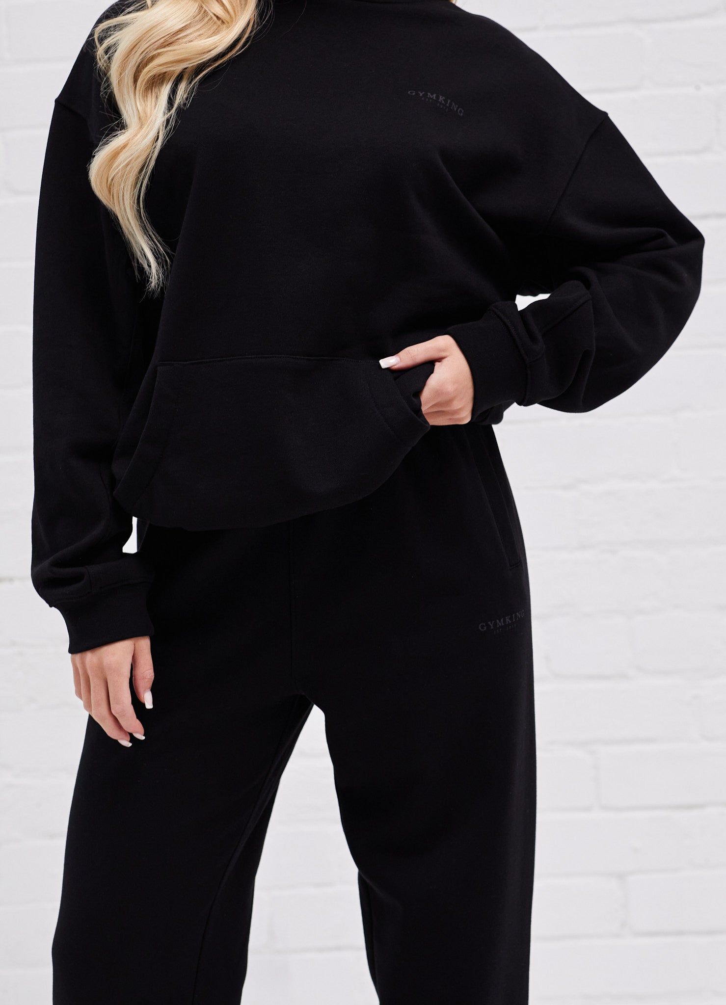 Gym King Established Relaxed Fit Jogger - Black sold by The Gym King product image thumbnail 4