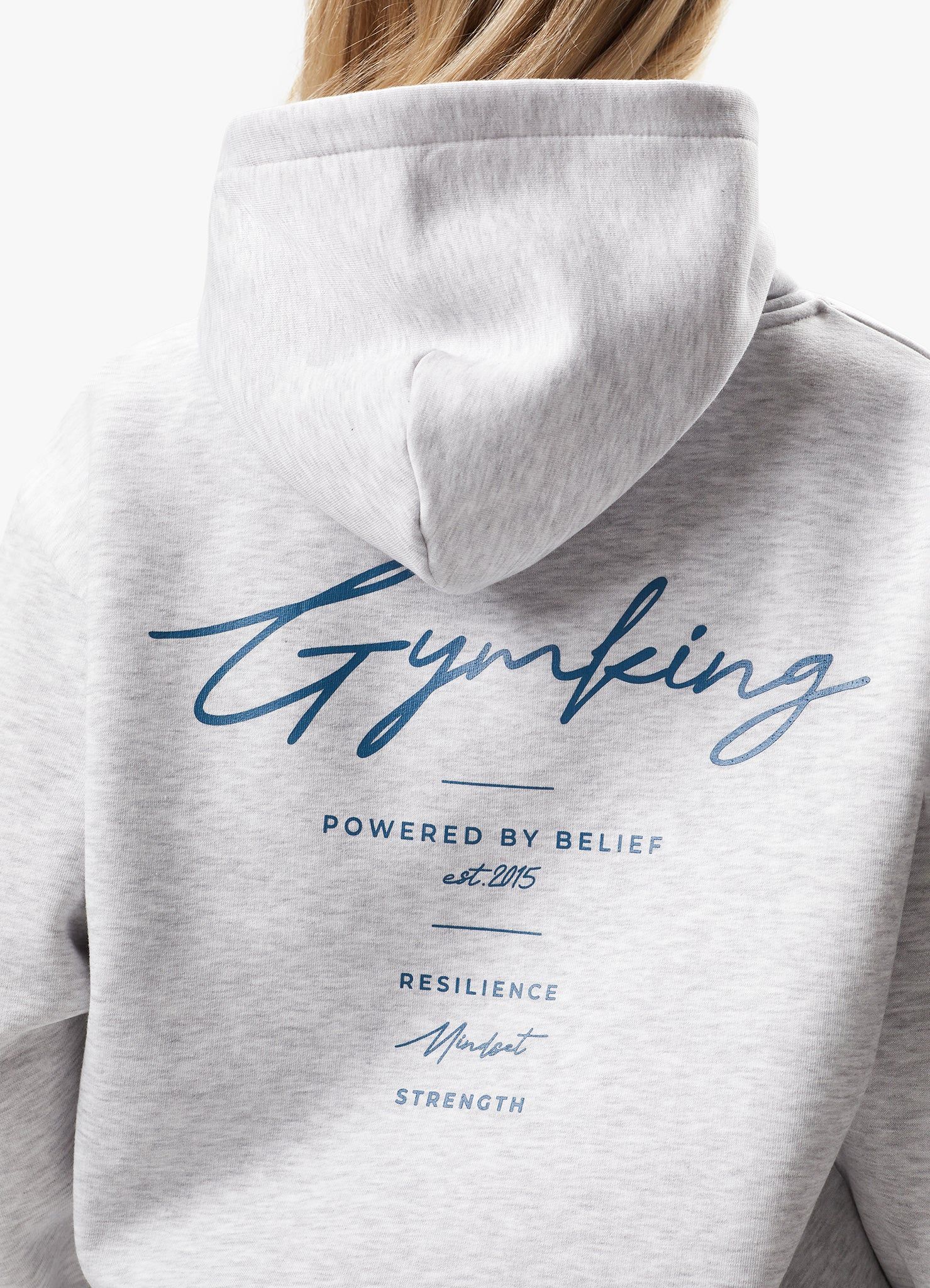 Gym King Reset Tracksuit - Snow Marl sold by The Gym King product image thumbnail 5