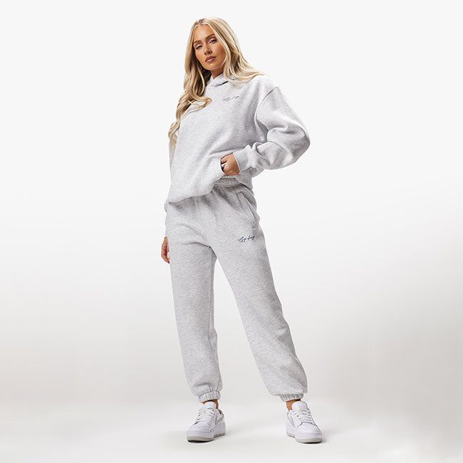 Gym King Reset Tracksuit - Snow Marl sold by The Gym King product image thumbnail 2