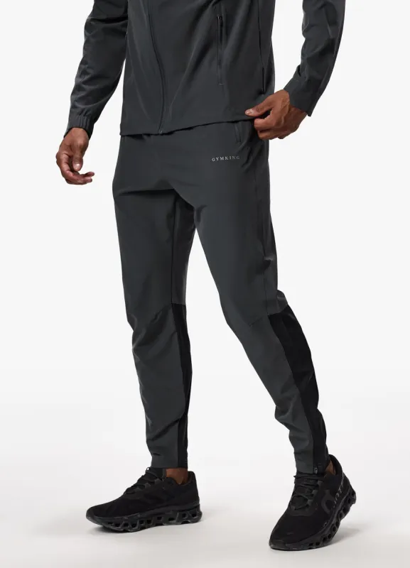 Gym King Debossed Camo Woven Jogger - Black/Oyster Grey sold by The Gym King