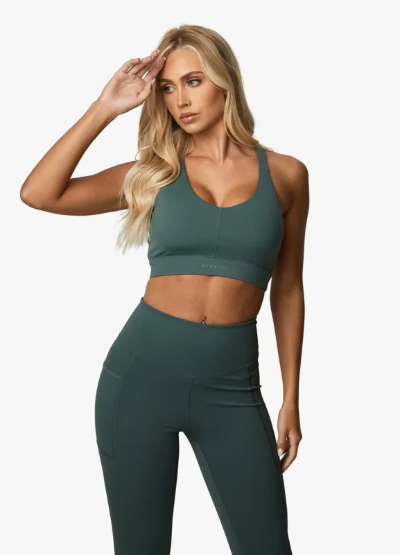 Gym King Incline Bra - Willow Green sold by The Gym King