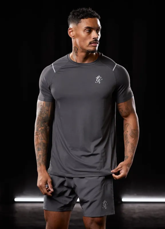 Gym King Reflect Tee - Graphite sold by The Gym King