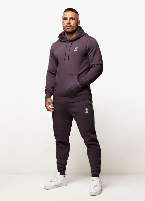 Gym King Fundamental Fleece Hood Tracksuit - Plum sold by The Gym King