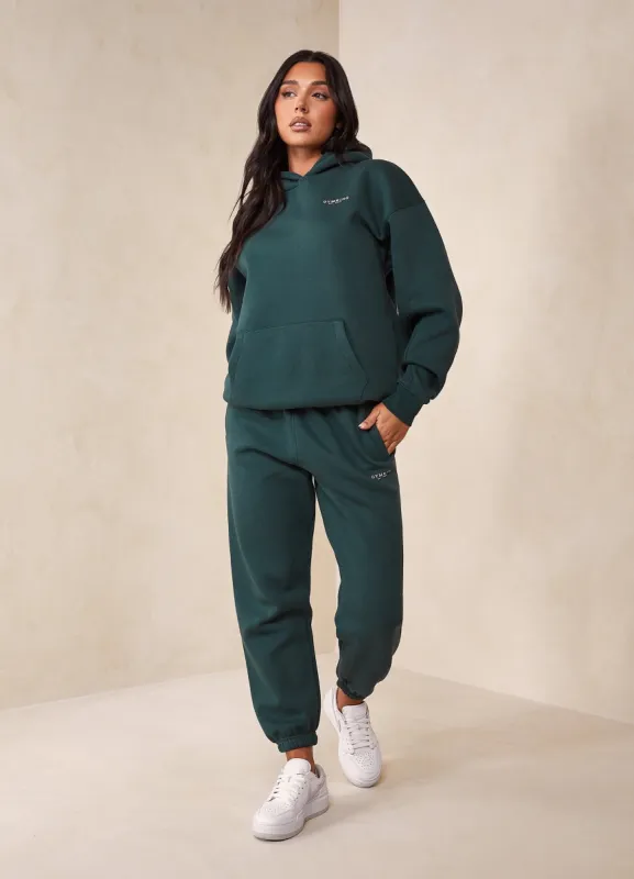 Gym King Established Tracksuit  - Deep Forest Green sold by The Gym King