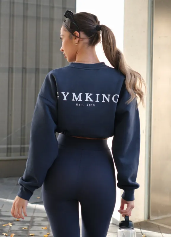 Gym King Established Crew - Deep Blue sold by The Gym King