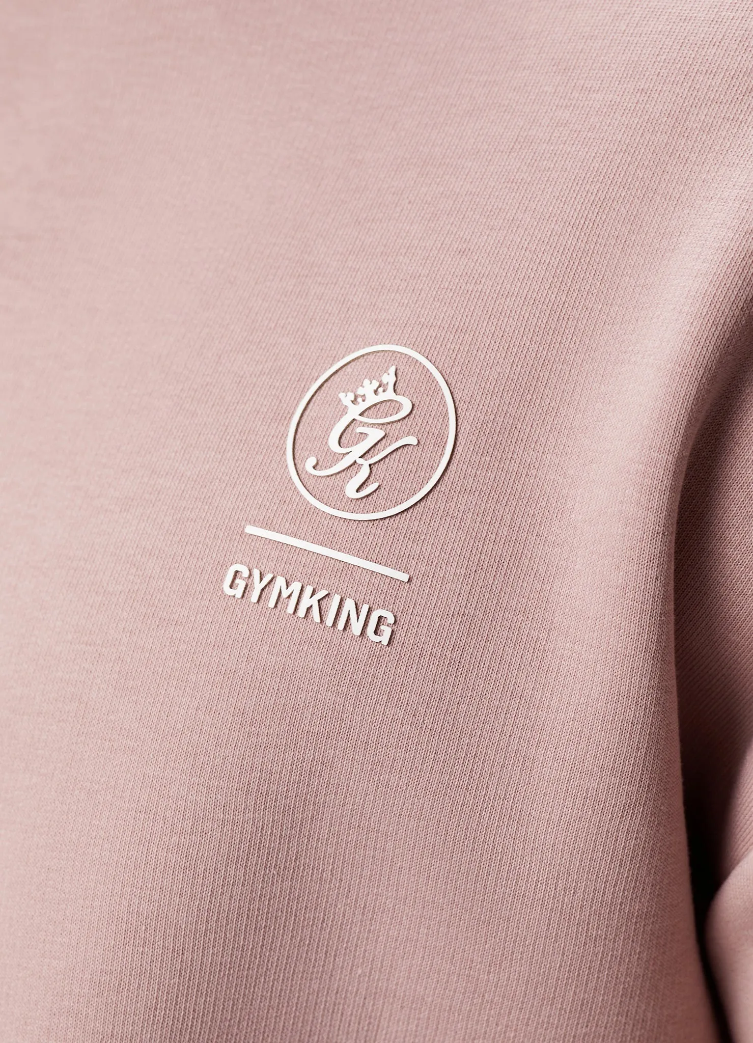 Gym King Aventus Drop Shoulder Crew - Dusky Pink sold by The Gym King product image thumbnail 3