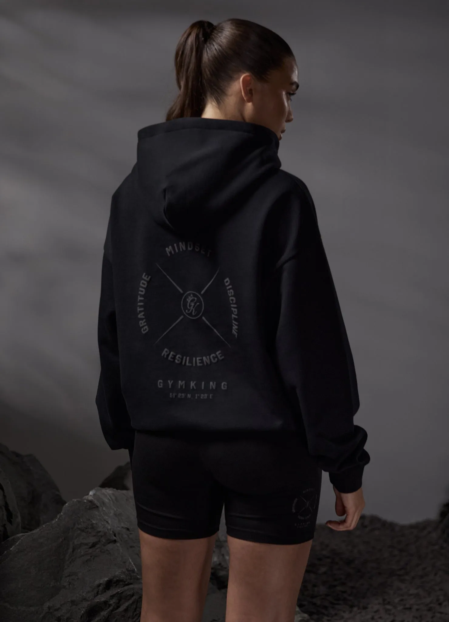 Gym King Stoic Hood - Black sold by The Gym King