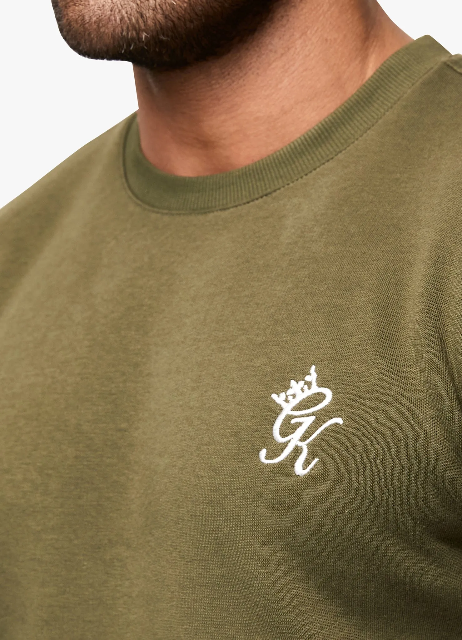 Gym King Fundamental Fleece Crew - Olive sold by The Gym King product image thumbnail 3