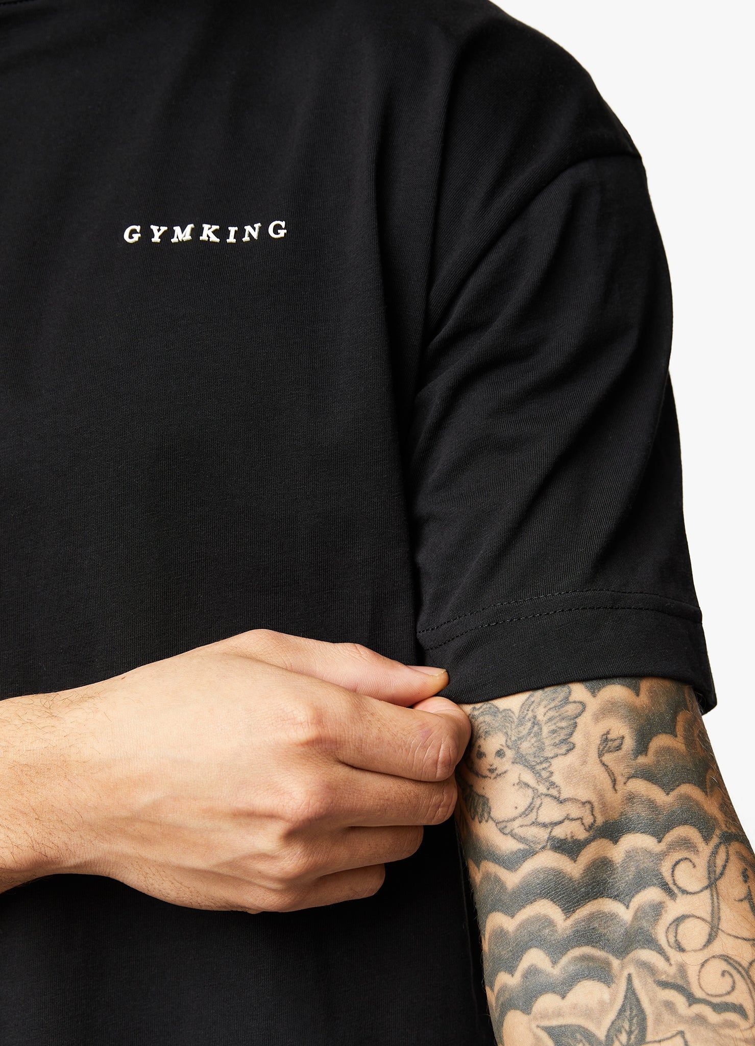 Gym King Premium Linear Tee - Black sold by The Gym King product image thumbnail 10