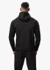 Gym King Alpha Poly FZ Hood - Black sold by The Gym King